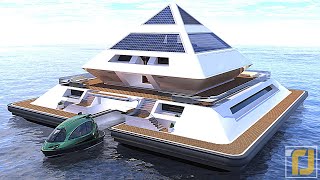 10 COOLEST Houseboats You Can Totally Own [upl. by Solim]