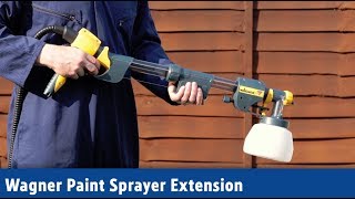 Wagner Paint Sprayer Extension  Screwfix [upl. by Sherill877]