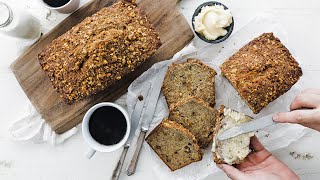 Homemade Banana Bread Recipe [upl. by Lewej375]