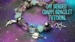 How to Create a Beaded Charm Bracelet [upl. by Blackstock837]