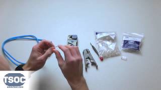 How to Terminate an RJ45 CAT 6 UTP Modular Crimp Plug ep 13 [upl. by Anirec]