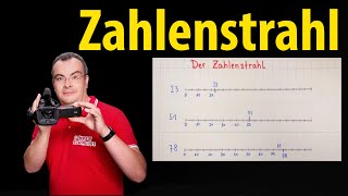 Der Zahlenstrahl  einfach erklärt  Lehrerschmidt  Grundschule [upl. by Jaquiss]