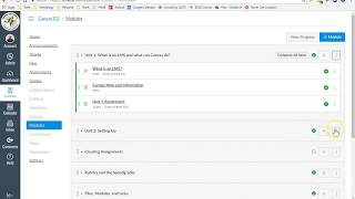Canvas Modules  Prerequisites and Requirements [upl. by Nonnaehr]