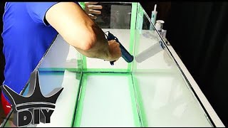 HOW TO Reseal a leaking aquarium  TUTORIAL [upl. by Sharman]