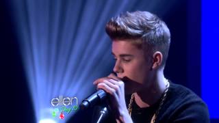 Justin Bieber  As Long As You Love Me Live on Ellen Degeneres Show 2012 [upl. by Trent318]