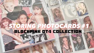 storing photocards 1 ✩ BLACKPINK OT4 PHOTOCARD COLLECTION [upl. by Odnamra]