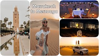 Morocco Sahara desert experience 3 Day Tour Marrakech to Merzouga [upl. by Ainna]