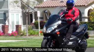 MotoUSA Scooter Shootout 2011 Yamaha TMAX [upl. by Issak]