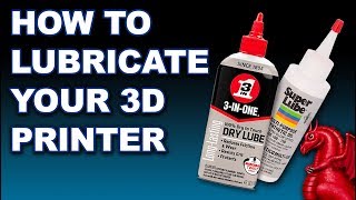 Lubricating a 3D Printer [upl. by Alilahk]