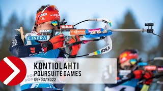 POURSUITE DAMES  KONTIOLAHTI 2022 [upl. by Corie582]