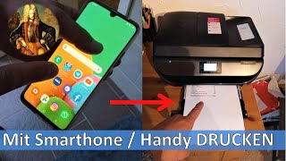 Mit Smartphone  Handy DRUCKEN [upl. by Hoehne]