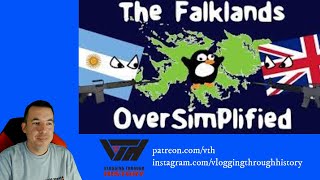 A Historian Reacts  THE FALKLANDS  Oversimplified [upl. by Leohcin79]