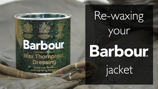 Rewaxing your Barbour Jacket [upl. by Brendis385]