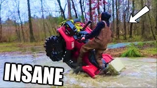 EXTREME Mudding on Four Wheelers [upl. by Rauscher]