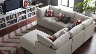 The Beckham Sectional Sofa by Bassett Furniture [upl. by Acyre]