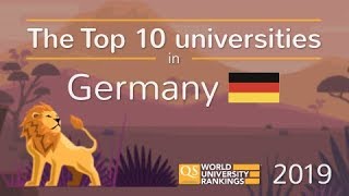 Meet Germanys Top 10 Universities 2019 [upl. by Il]