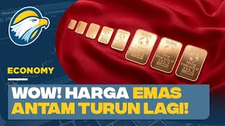 Harga Emas Antam 10 Juli 2024 Turun Lagi Segini Harganya [upl. by Henrique]