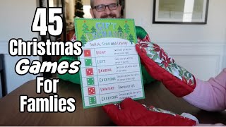 45 Christmas Games For Families  Christmas Party Games EVERYONE WILL PLAY [upl. by Nylasoj]