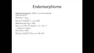 Espaces vectoriels partie 18  Endomorphisme [upl. by Ahsyt696]