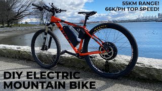 Building a FAST ELECTRIC BIKE With a 1500W Conversion Kit  Trek Mountain Bike [upl. by Eatnwahs]