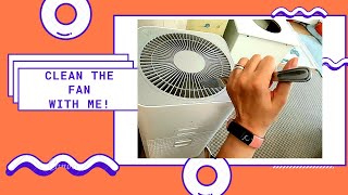 How I clean the Xiaomi air purifier fan how to clean the air purifier and change filter [upl. by Tonie]