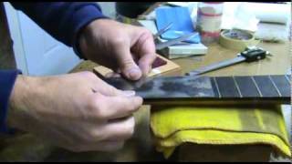 Luthier Tips du Jour  Nut and Saddle Making [upl. by Solahcin]