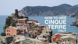 Hiking All of Cinque Terre Italy IN ONE DAY [upl. by Whiney]