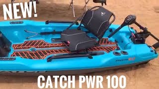 PELICAN CATCH PWR 100  trolling motor or gas outboard kayak [upl. by Bove807]