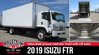 2019 ISUZU FTR 26ft Box Truck  ISUZU Truck Walk Around  IP TRUCK [upl. by Gentilis]