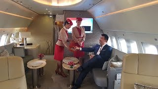 Inside the Emirates Private Executive Jet A319ACJ [upl. by Mauretta341]