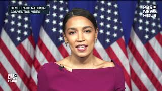 WATCH Rep Alexandria OcasioCortez’s full speech at the 2020 Democratic National Convention [upl. by Risa980]