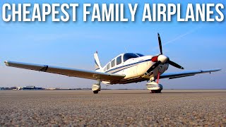 10 Most Affordable Family Airplanes [upl. by Aisercal]