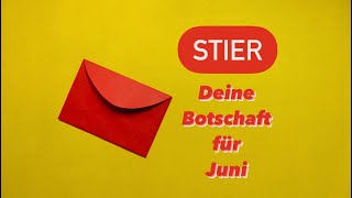 STIER  Botschaft für JUNI amp dein Stein des Monats [upl. by Yorker]