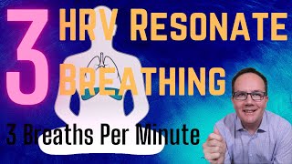 Guided Meditation of HRV Resonate Breathing at 3 BPM [upl. by Anairb]