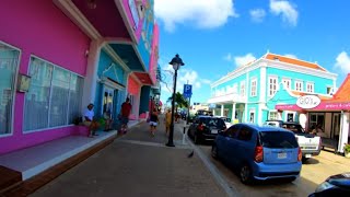 Bonaire Walking Tour off of ship【4K】 [upl. by Reivazx]