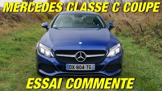 Essai Mercedes Classe C Coupé  En diesel ou en essence [upl. by Asyral]