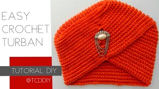 Easy Crochet Turban  Tutorial DIY [upl. by Hsilgne]