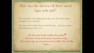 Skriva på Sfi Ge tips och råd kurs C kurs D [upl. by Draper567]