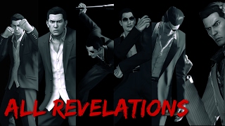 Yakuza 0  All Revelation Scenes [upl. by Nylrak476]