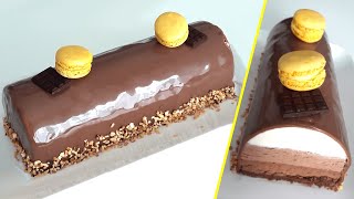 RECETTE BÛCHE AUX 3 CHOCOLATS [upl. by Rehpoitsirhc]