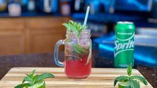 Cranberry Sprite Mojito Cocktail and Mocktail [upl. by Jaquiss]