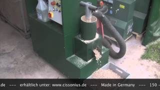 Pelletpresse quotPM200quot Holzpellets selber herstellen Cissonius GmbH [upl. by Bozuwa]