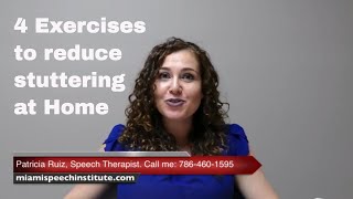 4 exercises to reduce stuttering at home [upl. by Faso]