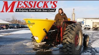 Land Pride FSP700 Broadcast Spreader walk around and demo [upl. by Aicnatsnoc858]