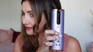 Unbound Cordless Auto Curler Review amp Demonstration by OZBEAUTYEXPERT  VS Sassoon [upl. by Lenci930]