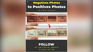 How To Convert Negative Films To Positive Digital Photos  Photoshop Tutorial [upl. by Cardwell]