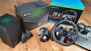 Logitech G920 with Xbox Series X [upl. by Whitten782]