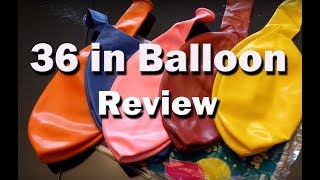 Review 36 Inch Giant Latex Balloons You’ll Love [upl. by Marlie751]