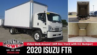 2020 Isuzu FTR  26ft Box Truck for Sale Dallas Commercial Trucks [upl. by Balkin]