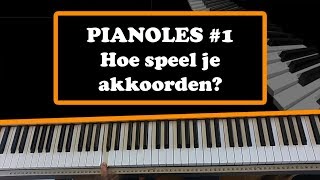 Pianotip 1 Zo kun je akkoorden leren spelen op piano [upl. by Ettebab]